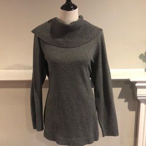 Lane Bryant Grey Cowl Neck Sweater